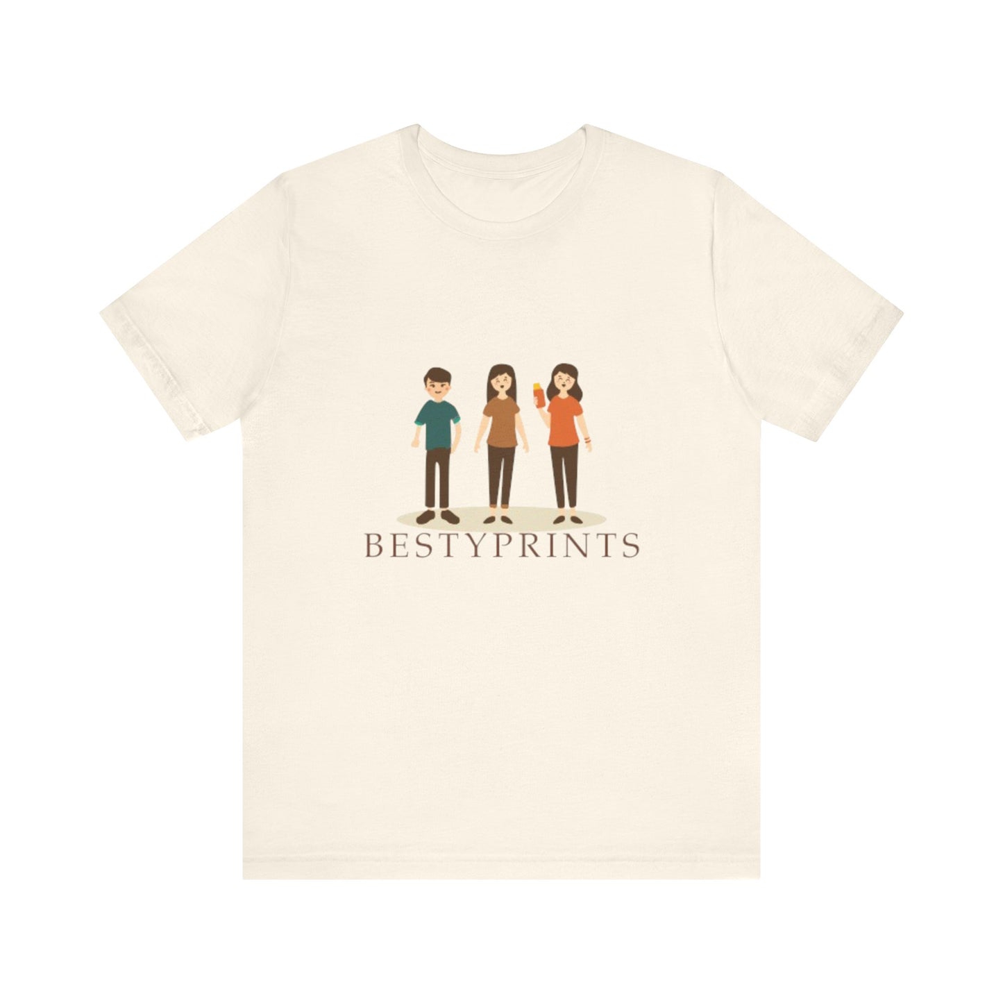 Unisex Illustration Tee - Fun, Casual Graphic T-Shirt for Friends, Birthday Gift, Family Gatherings, Best Friends Tee, Everyday Wear