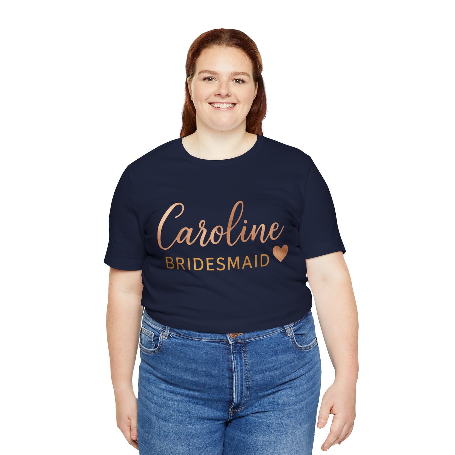 Bridesmaid T-Shirt, Customizable Team Tee, Unique Wedding Gift, Bridal Party Shirt, Memorable Engagement Celebration