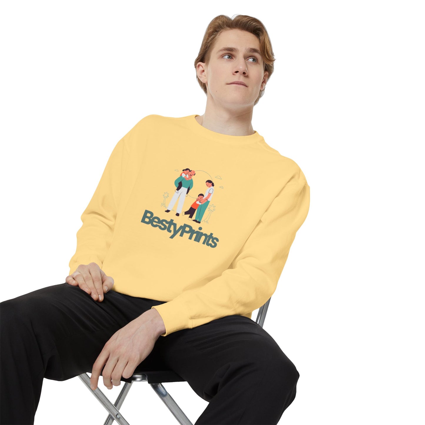 Best Friends Unisex Sweatshirt, Cozy Fashion, Gift for Friends, Casual Wear, Retro Style, Perfect for Hangouts, Birthday Gift