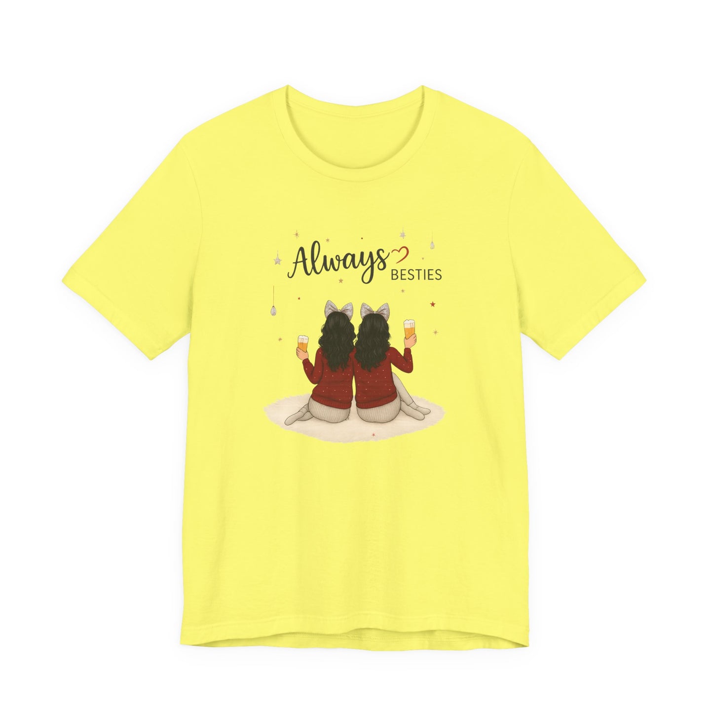 Always Besties Unisex T-Shirt - Perfect Gift for Friends, Best Friend Shirt, Casual Wear, Matching Tees, Friendship Day, Cute Tee