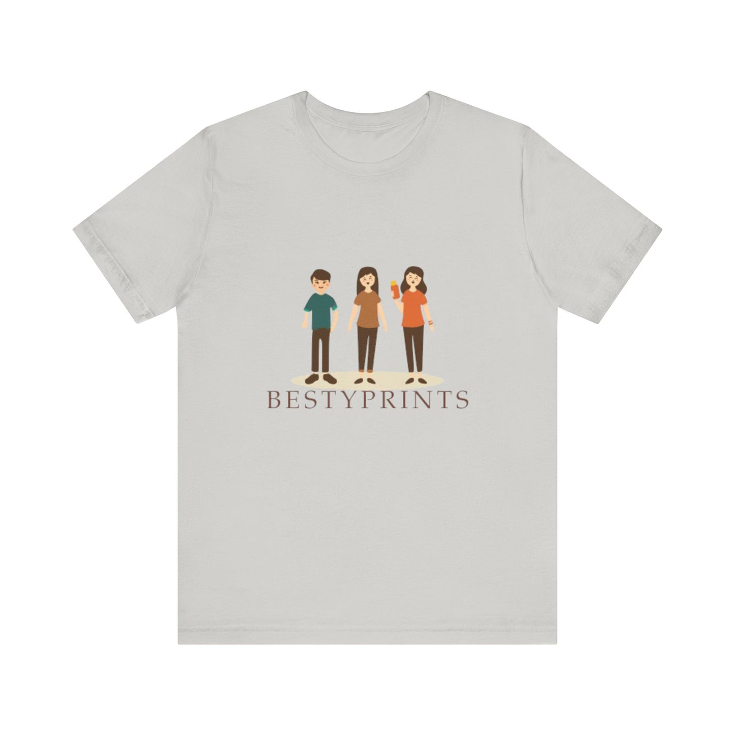 Unisex Illustration Tee - Fun, Casual Graphic T-Shirt for Friends, Birthday Gift, Family Gatherings, Best Friends Tee, Everyday Wear
