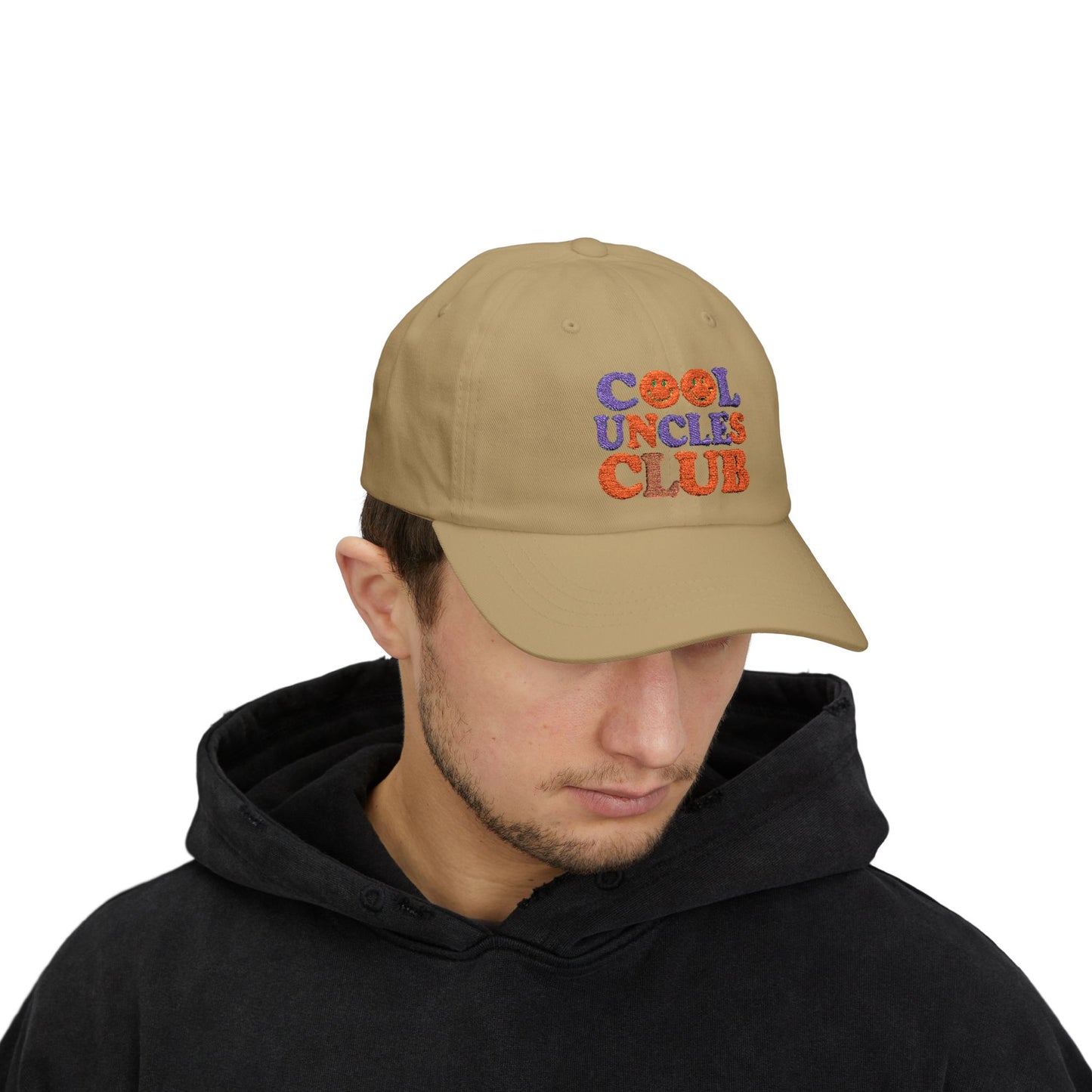 Cool Uncles Club Classic Dad Cap - Fun Gift for Uncles, Casual Wear, Outdoor Activities, Family Gatherings, Unique Accessories