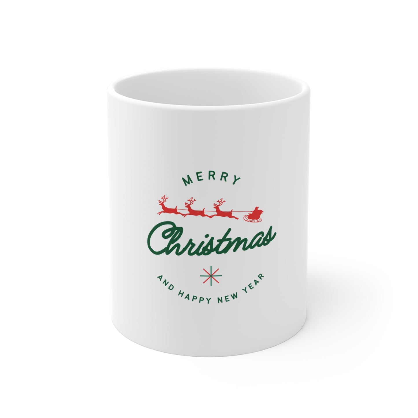 Christmas Cheer Mug - 11oz Coffee Cup, Holiday Gift, Festive Drinkware, Merry Christmas Decor, New Year Celebration