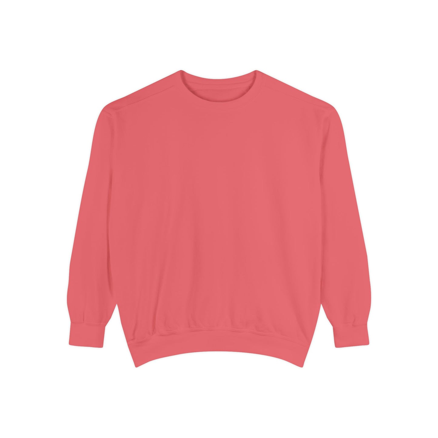 Personalized Garment-Dyed Unisex Sweatshirt | Cozy, Casual, Perfect for Gifting, Everyday Wear, Holiday Celebrations