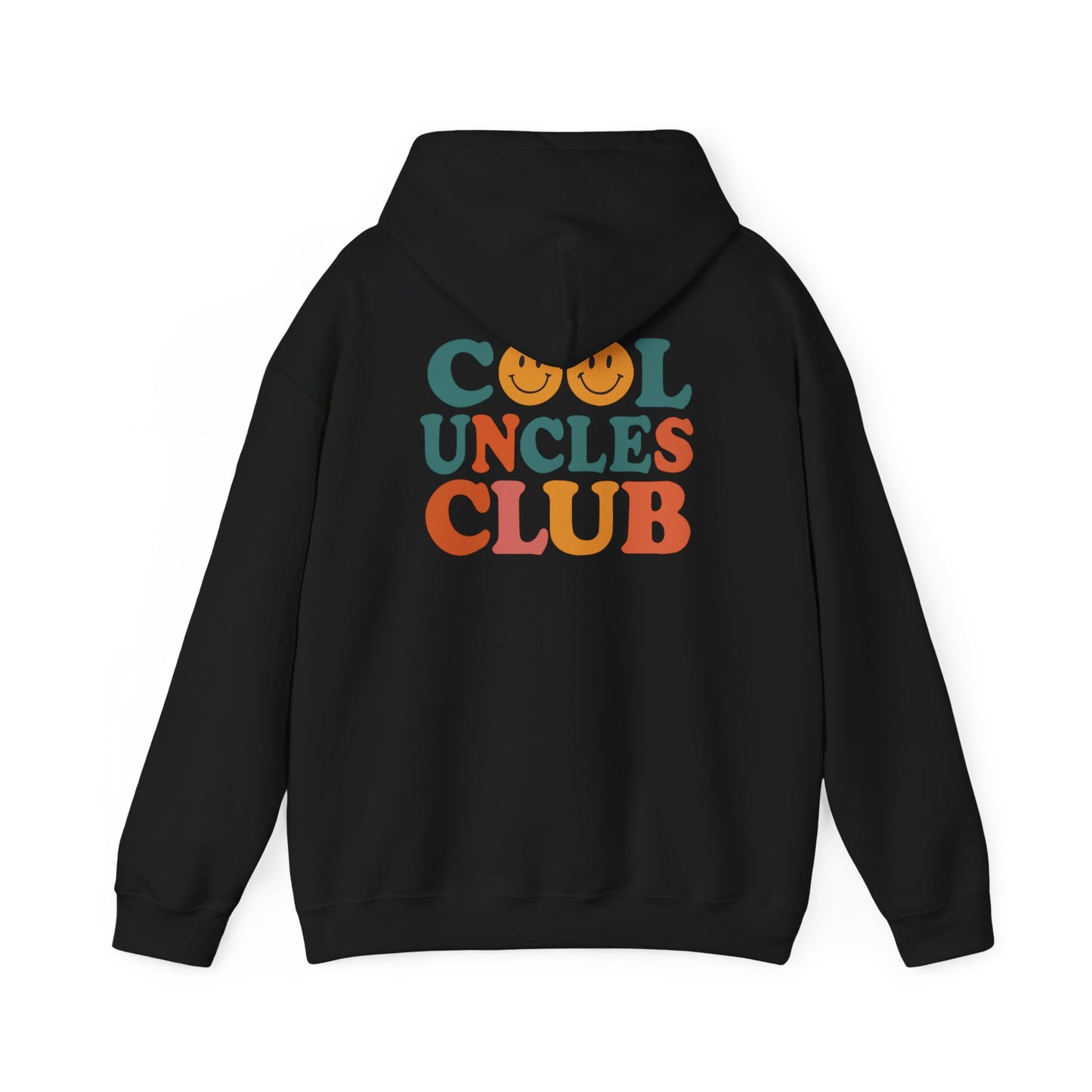 Cool Uncles Club Hooded Sweatshirt, Unisex Hoodie Gift, Cozy Sweatshirt for Uncles, Family Gathering Attire, Fun Graphic Hoodie