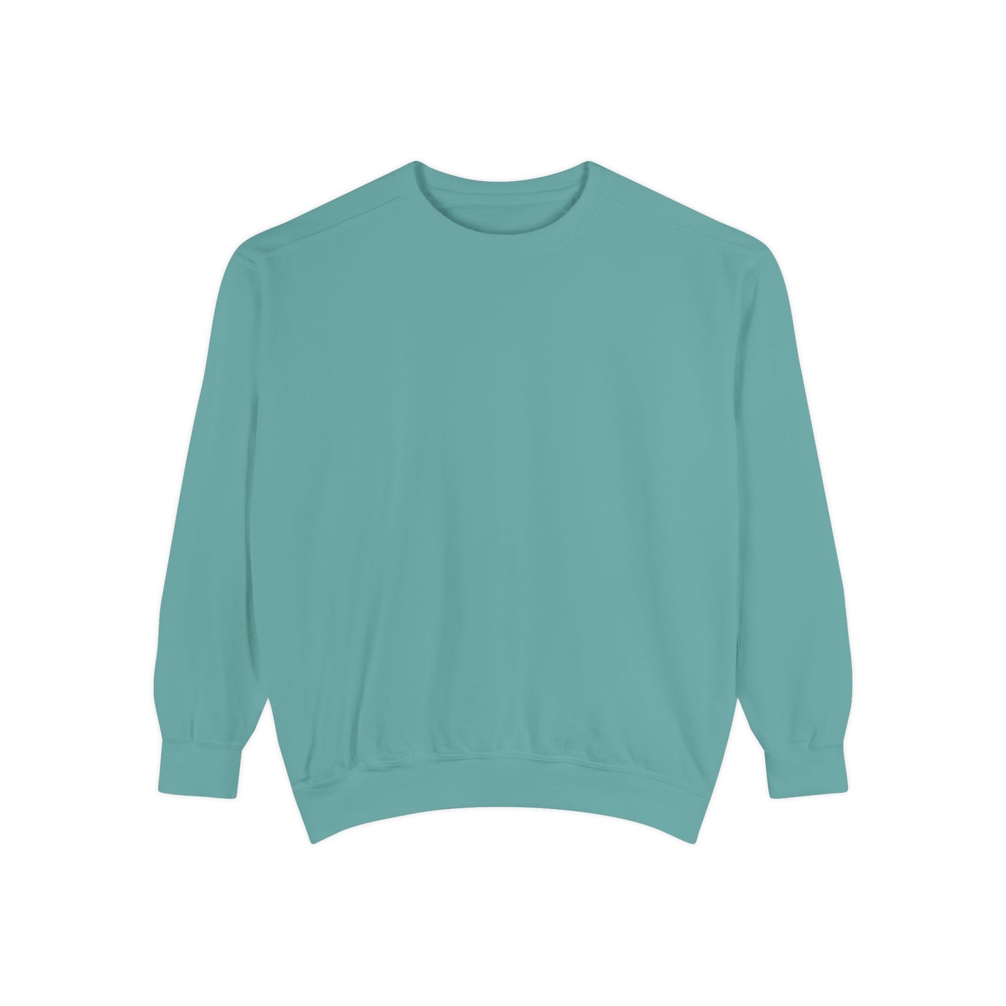 Personalized Garment-Dyed Unisex Sweatshirt | Cozy, Casual, Perfect for Gifting, Everyday Wear, Holiday Celebrations