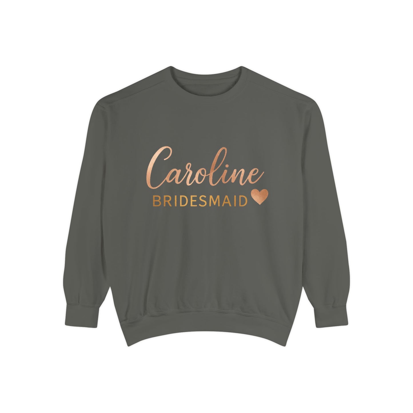 Bridesmaid Sweatshirt, Personalized Gift, Unisex Pullover, Wedding Party Apparel, Custom Bridesmaid Sweatshirt