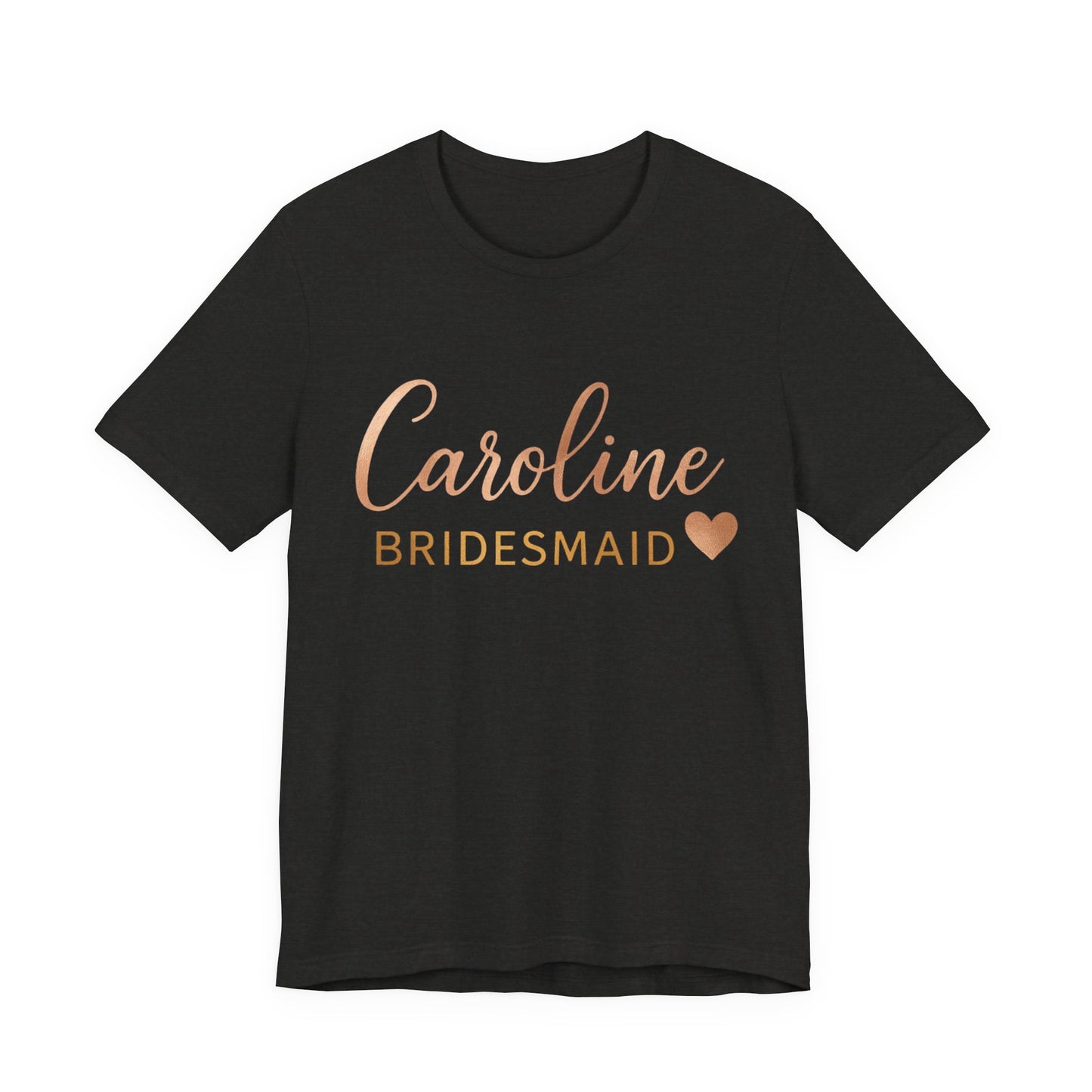 Bridesmaid T-Shirt, Customizable Team Tee, Unique Wedding Gift, Bridal Party Shirt, Memorable Engagement Celebration