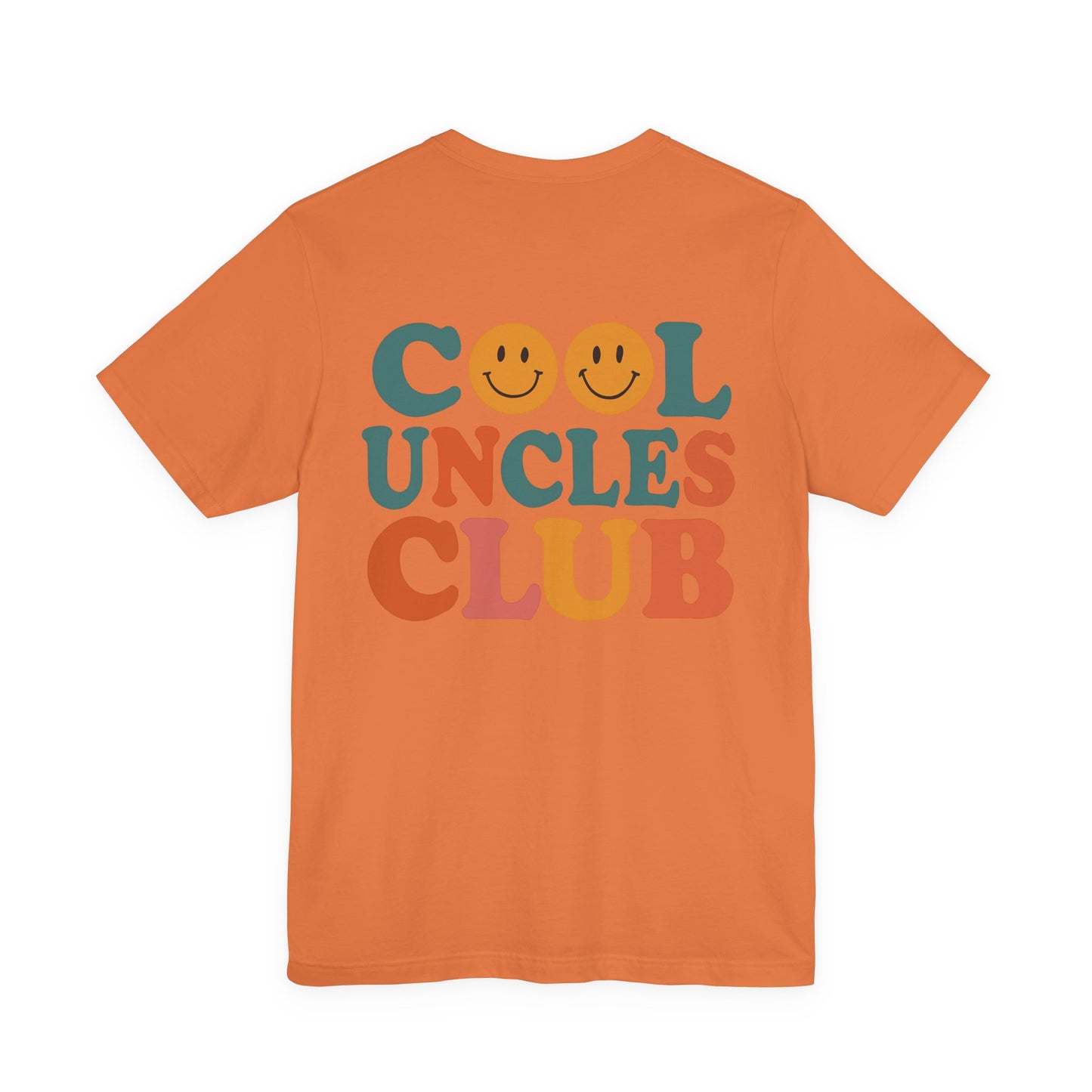 Cool Uncles Club Tee, Unisex Graphic T-Shirt, Father's Day Gift, Fun Uncle Outfit, Smiley Face Tee, Family Reunion Shirt