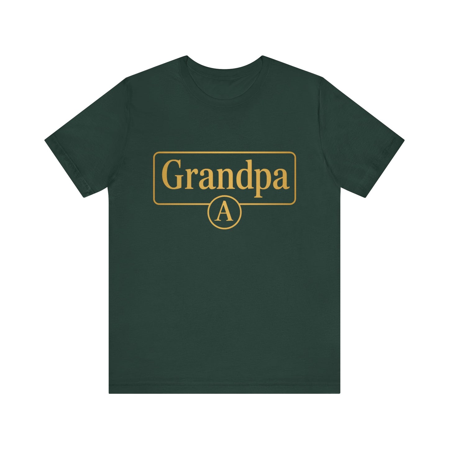 Grandpa Unisex Tee - Stylish Gift for Grandfathers, Casual Wear, Family Reunion, Birthday, Father's Day