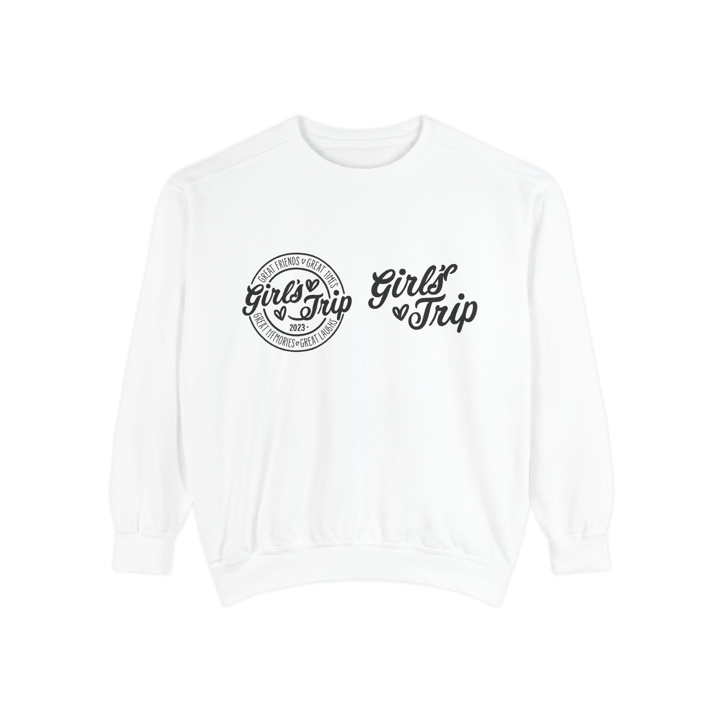 Girls Trip Unisex Sweatshirt, Cozy Girls Weekend Apparel, Perfect for Group Travel, Gift for Friends, Casual Fashion for Getaways