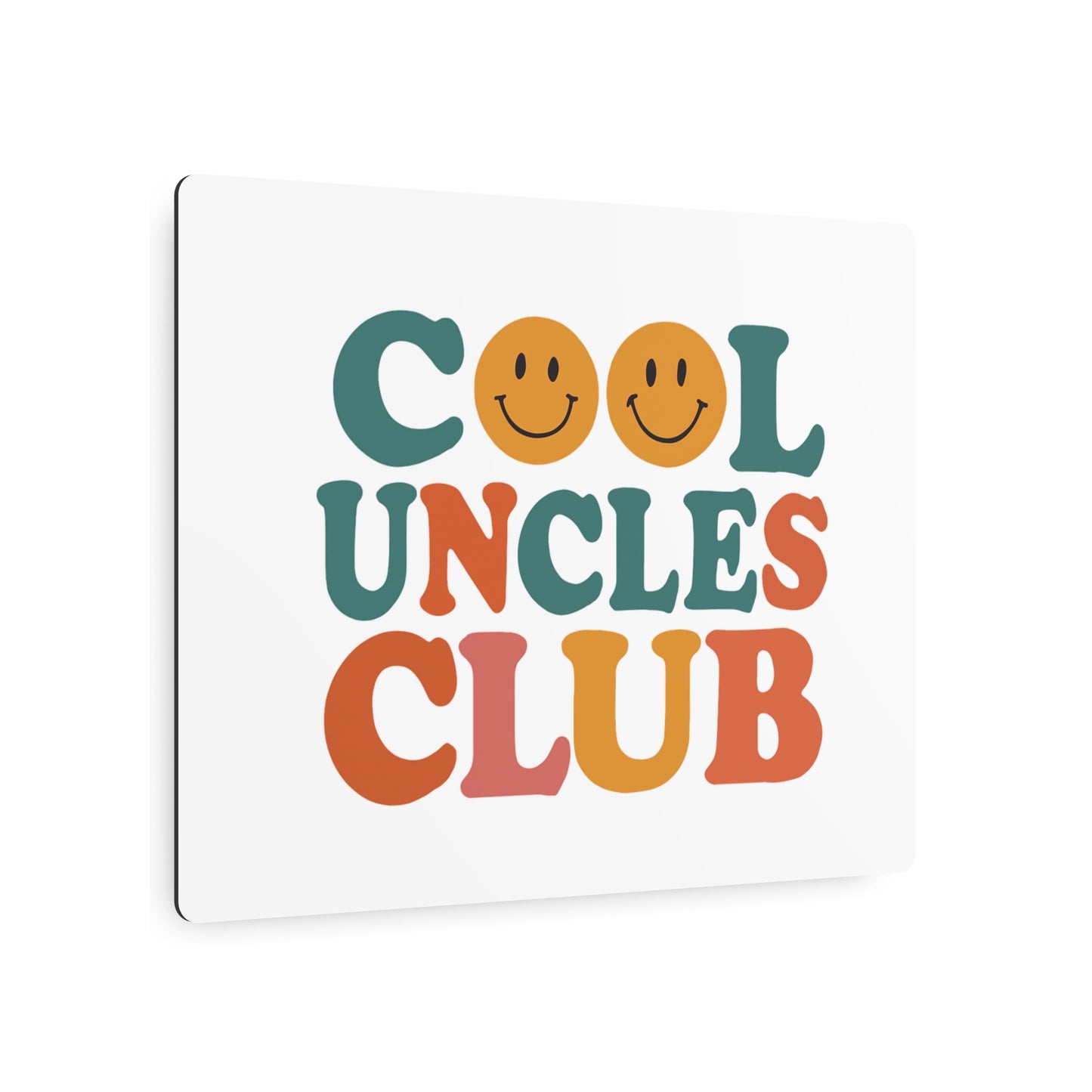 Cool Uncles Club Metal Art Sign, Home Decor, Wall Art, Gift for Uncles, Unique Sign, Family Celebration Decor
