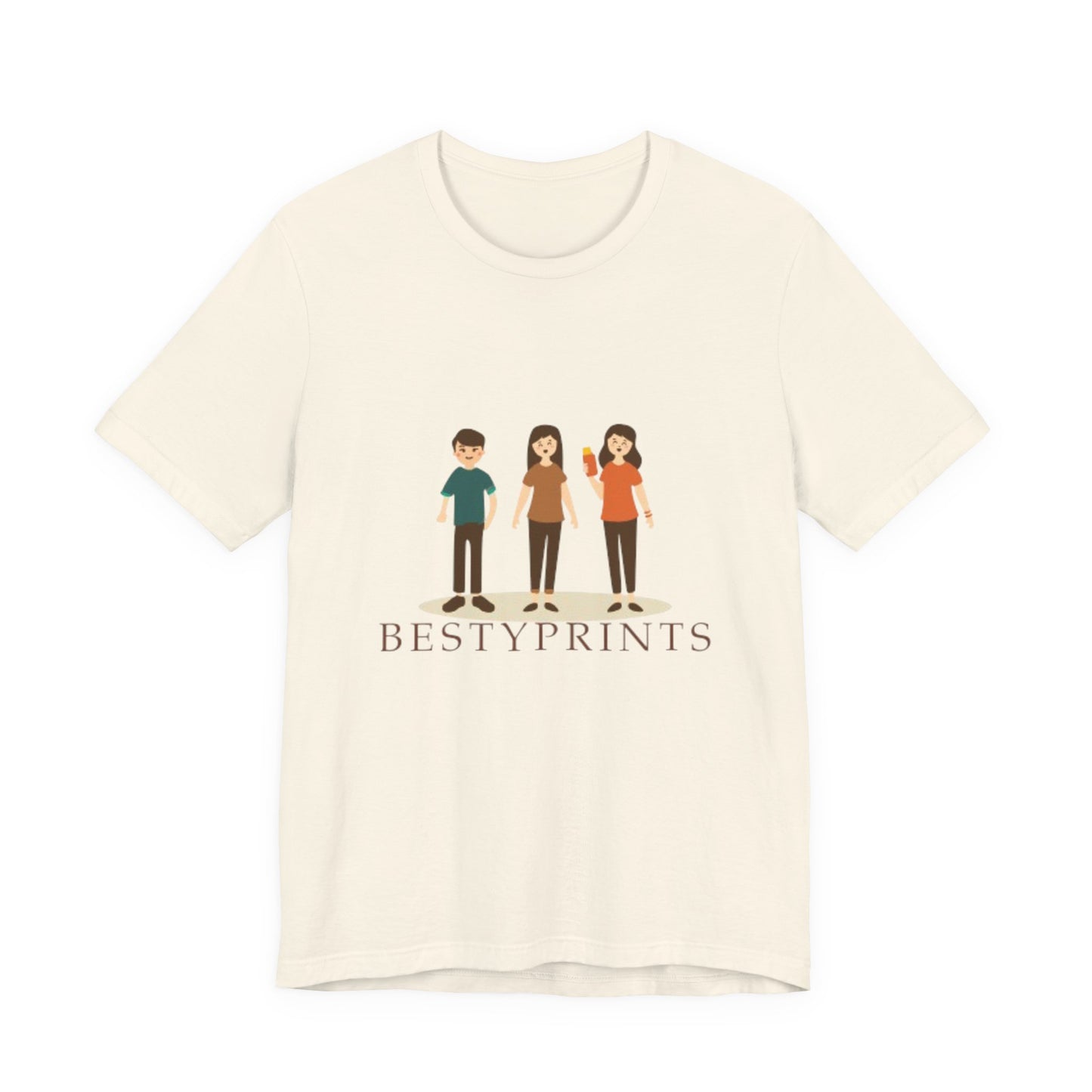 Unisex Illustration Tee - Fun, Casual Graphic T-Shirt for Friends, Birthday Gift, Family Gatherings, Best Friends Tee, Everyday Wear