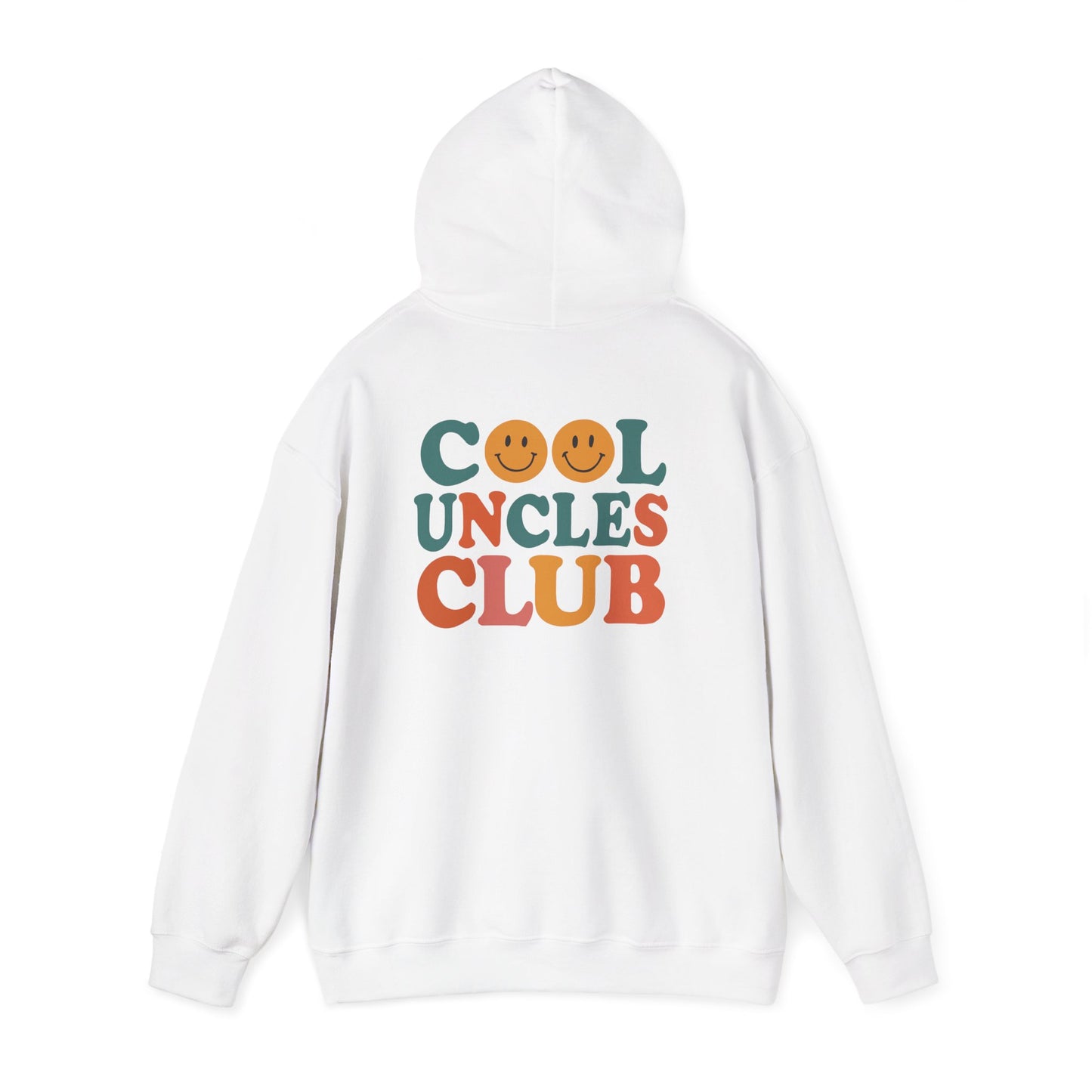 Cool Uncles Club Hooded Sweatshirt, Unisex Hoodie Gift, Cozy Sweatshirt for Uncles, Family Gathering Attire, Fun Graphic Hoodie