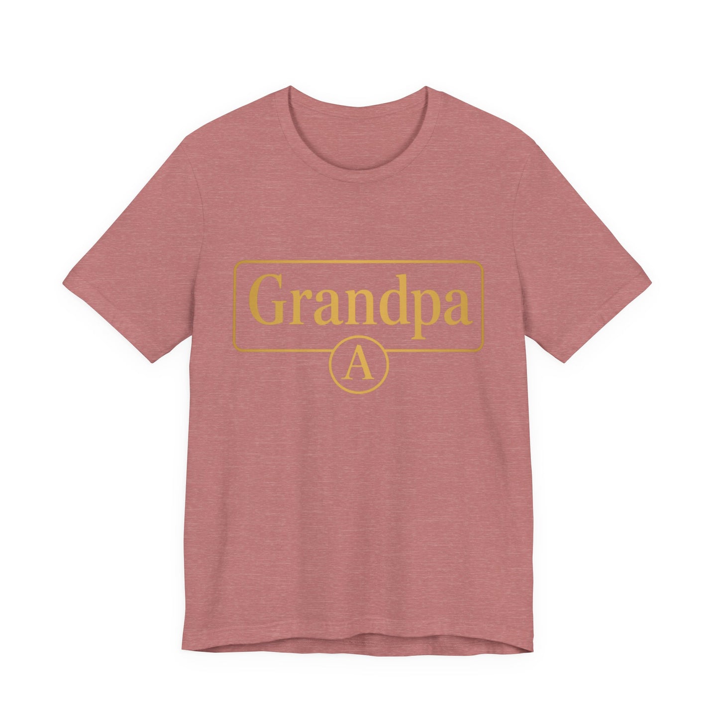 Grandpa Unisex Tee - Stylish Gift for Grandfathers, Casual Wear, Family Reunion, Birthday, Father's Day