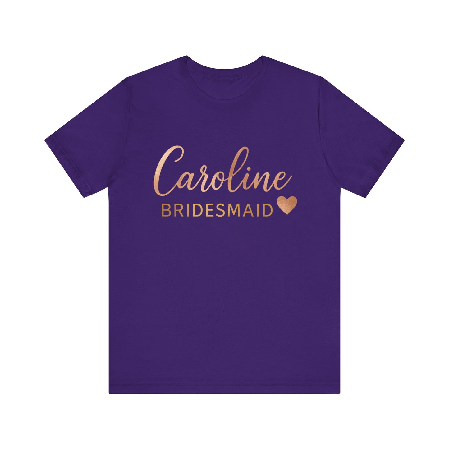 Bridesmaid T-Shirt, Customizable Team Tee, Unique Wedding Gift, Bridal Party Shirt, Memorable Engagement Celebration
