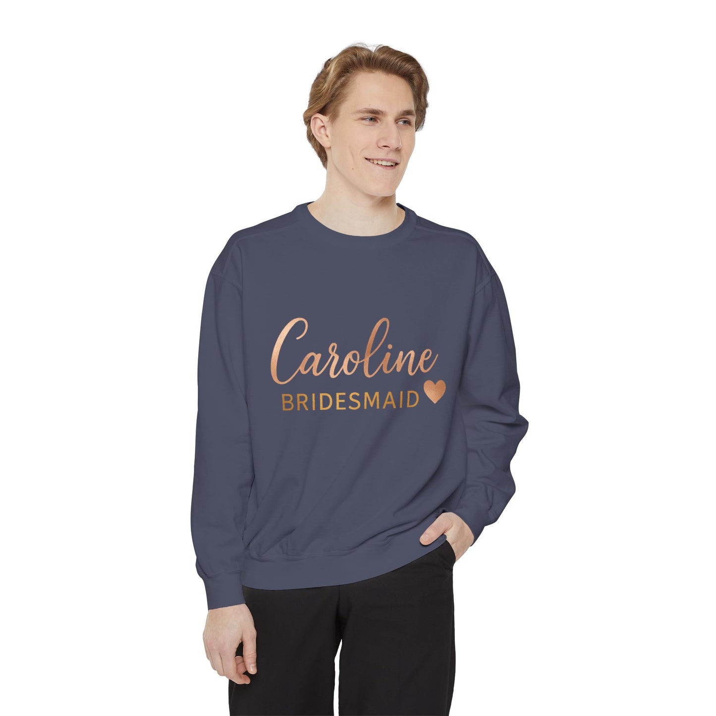 Bridesmaid Sweatshirt, Personalized Gift, Unisex Pullover, Wedding Party Apparel, Custom Bridesmaid Sweatshirt
