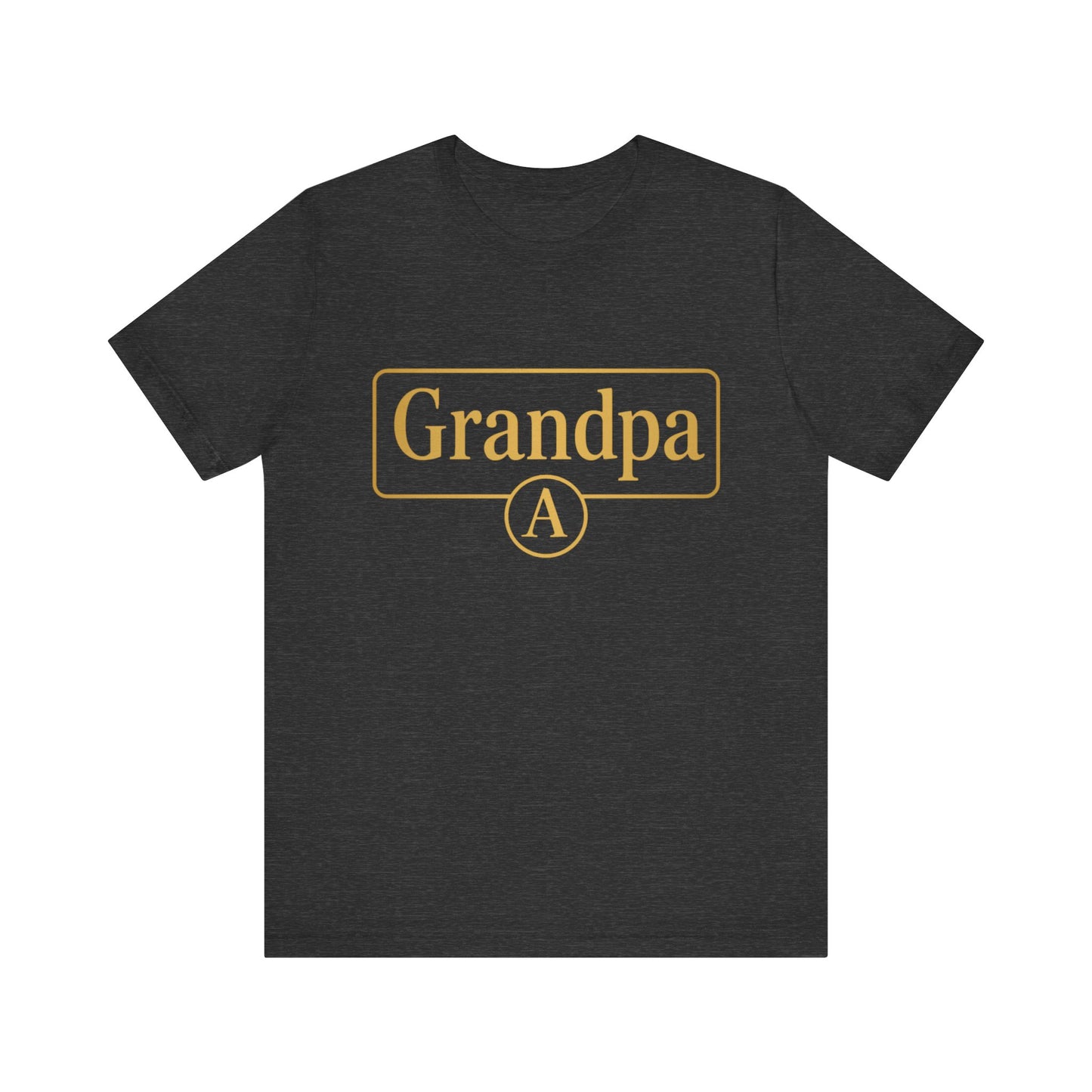 Grandpa Unisex Tee - Stylish Gift for Grandfathers, Casual Wear, Family Reunion, Birthday, Father's Day