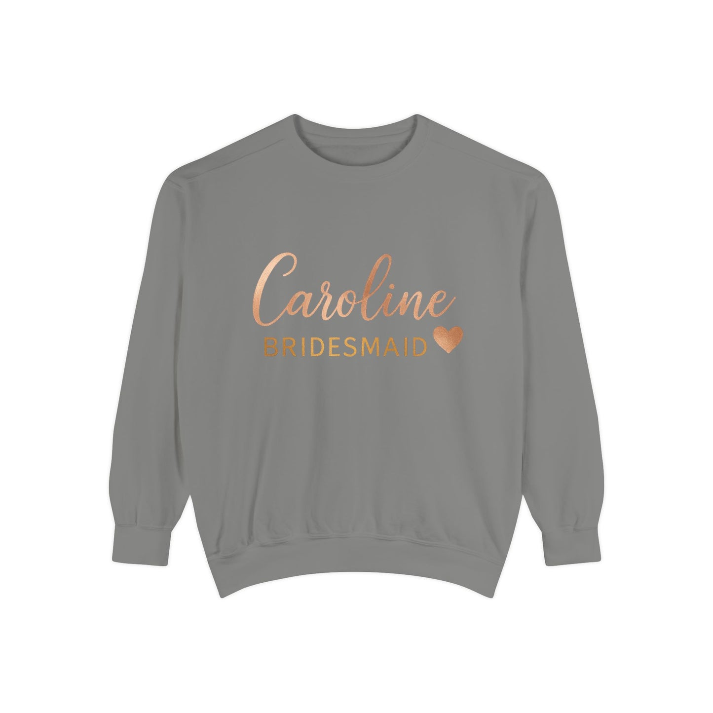 Bridesmaid Sweatshirt, Personalized Gift, Unisex Pullover, Wedding Party Apparel, Custom Bridesmaid Sweatshirt