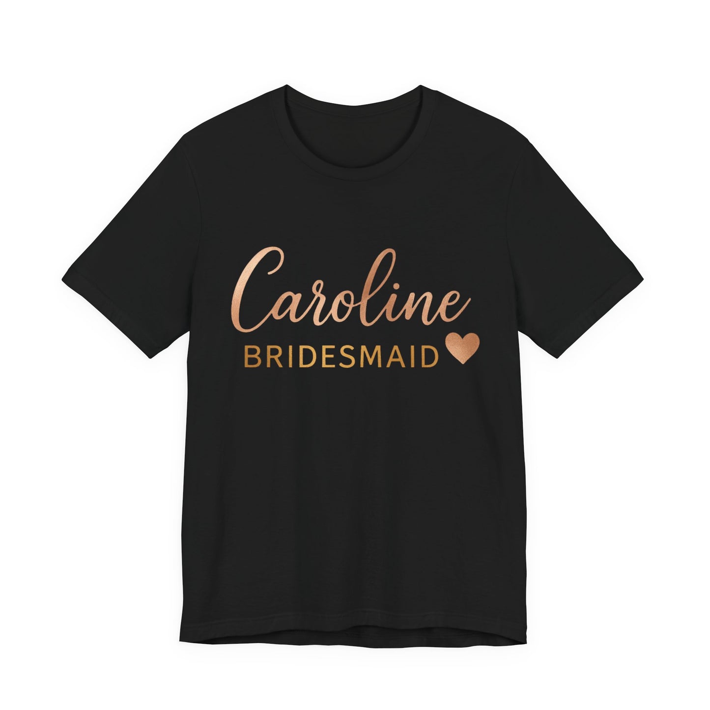 Bridesmaid T-Shirt, Customizable Team Tee, Unique Wedding Gift, Bridal Party Shirt, Memorable Engagement Celebration
