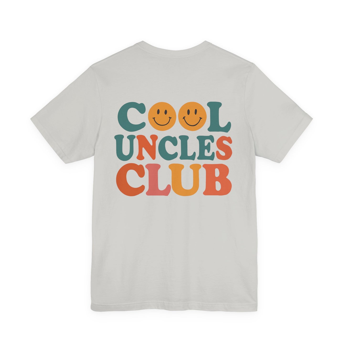 Cool Uncles Club Tee, Unisex Graphic T-Shirt, Father's Day Gift, Fun Uncle Outfit, Smiley Face Tee, Family Reunion Shirt