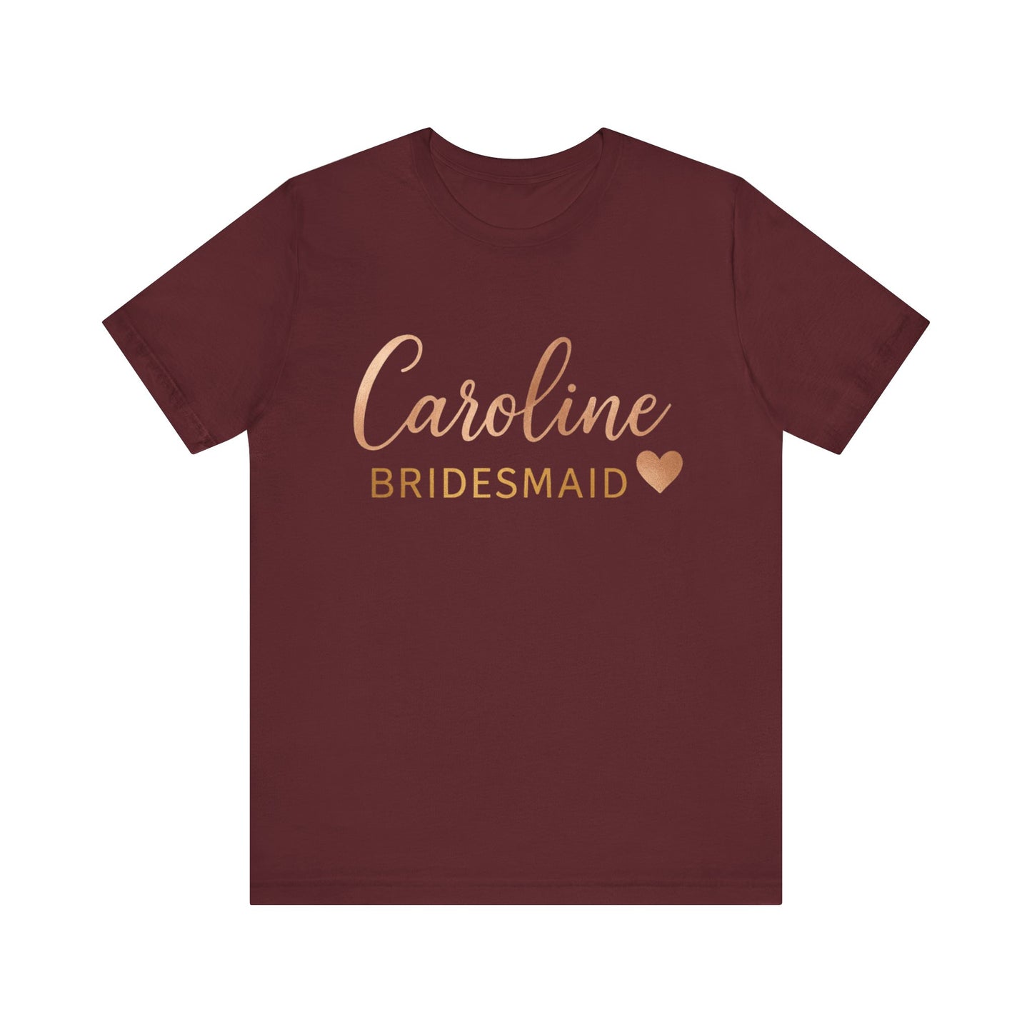 Bridesmaid T-Shirt, Customizable Team Tee, Unique Wedding Gift, Bridal Party Shirt, Memorable Engagement Celebration
