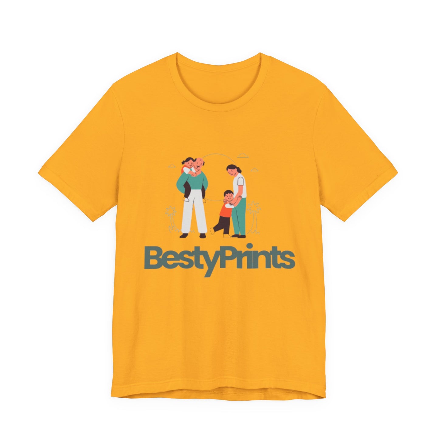 Family Bond Unisex Tee, Cute Family T-Shirt, BestyPrints Graphic Tee, Gift for Parents, Casual Family Wear