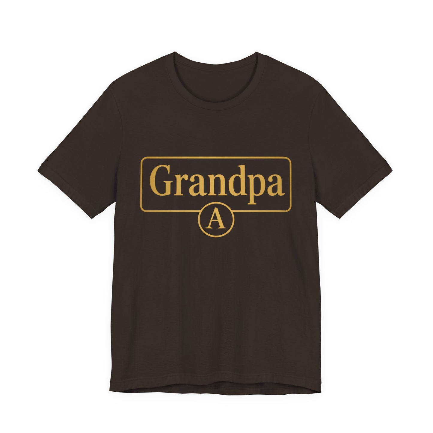 Grandpa Unisex Tee - Stylish Gift for Grandfathers, Casual Wear, Family Reunion, Birthday, Father's Day