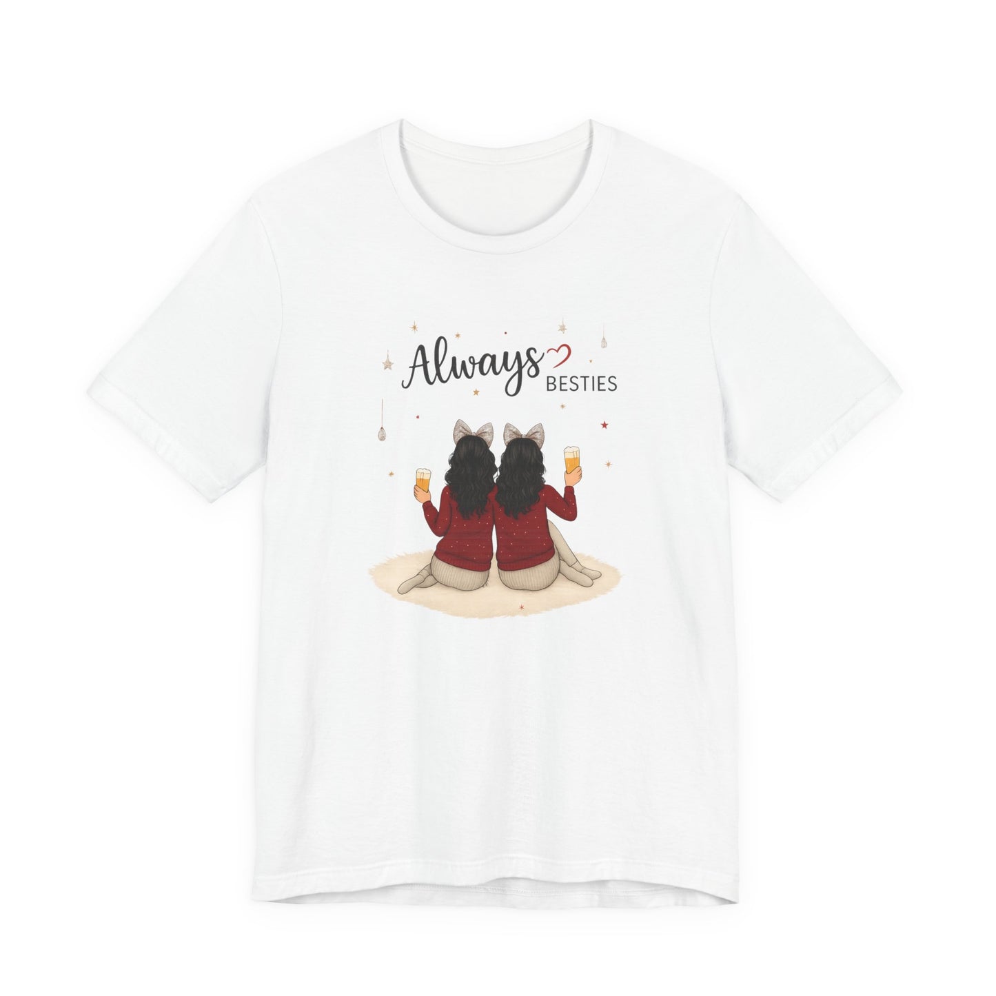 Always Besties Unisex T-Shirt - Perfect Gift for Friends, Best Friend Shirt, Casual Wear, Matching Tees, Friendship Day, Cute Tee