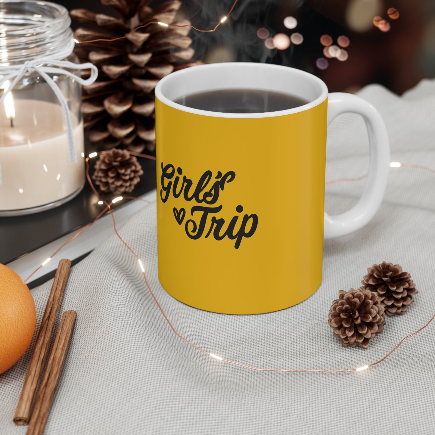 Girls' Trip Mug - Perfect for Friends Gatherings, Travel Lovers, Gifts, Fun Memories, Group Adventures