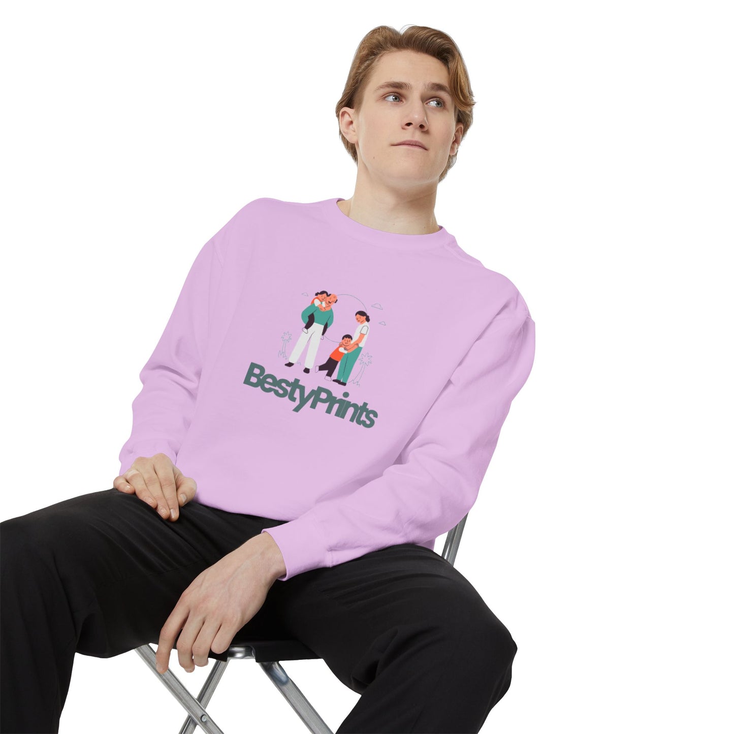 Best Friends Unisex Sweatshirt, Cozy Fashion, Gift for Friends, Casual Wear, Retro Style, Perfect for Hangouts, Birthday Gift