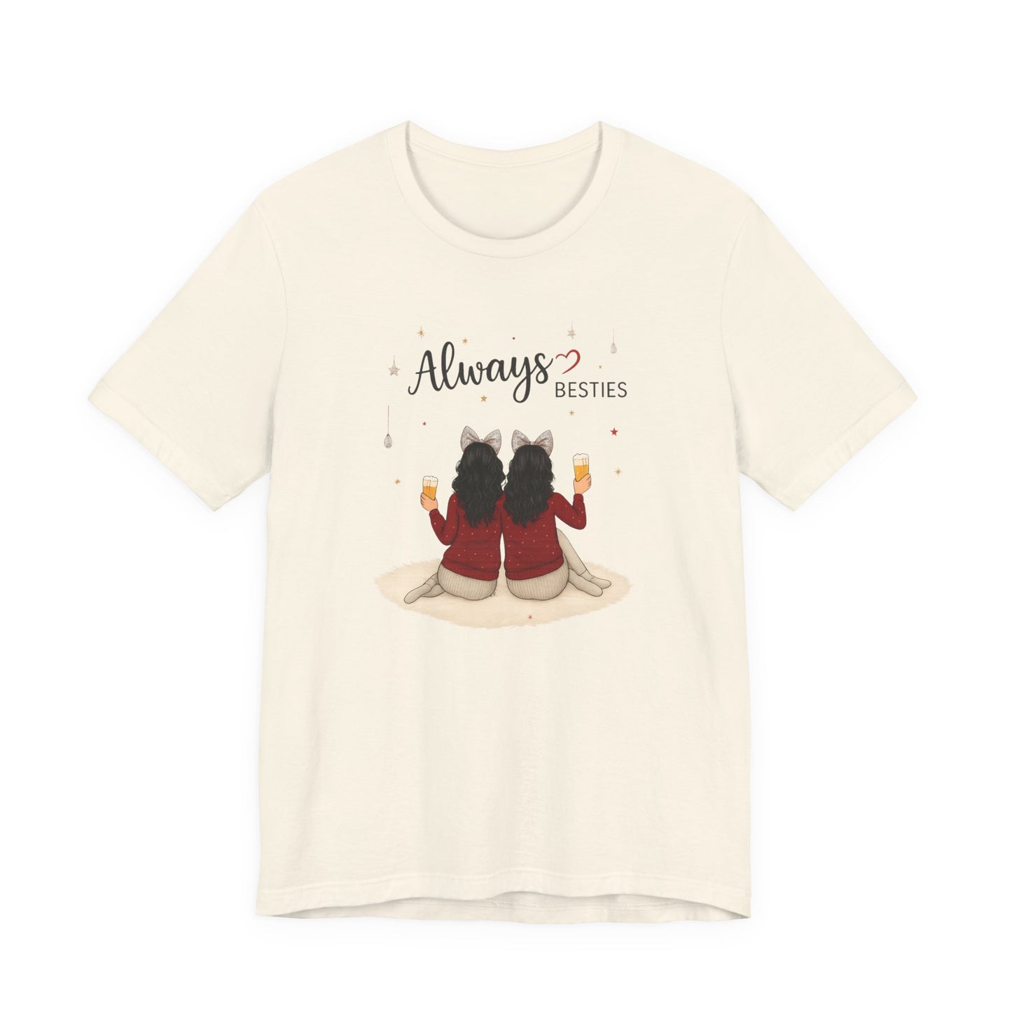 Always Besties Unisex T-Shirt - Perfect Gift for Friends, Best Friend Shirt, Casual Wear, Matching Tees, Friendship Day, Cute Tee