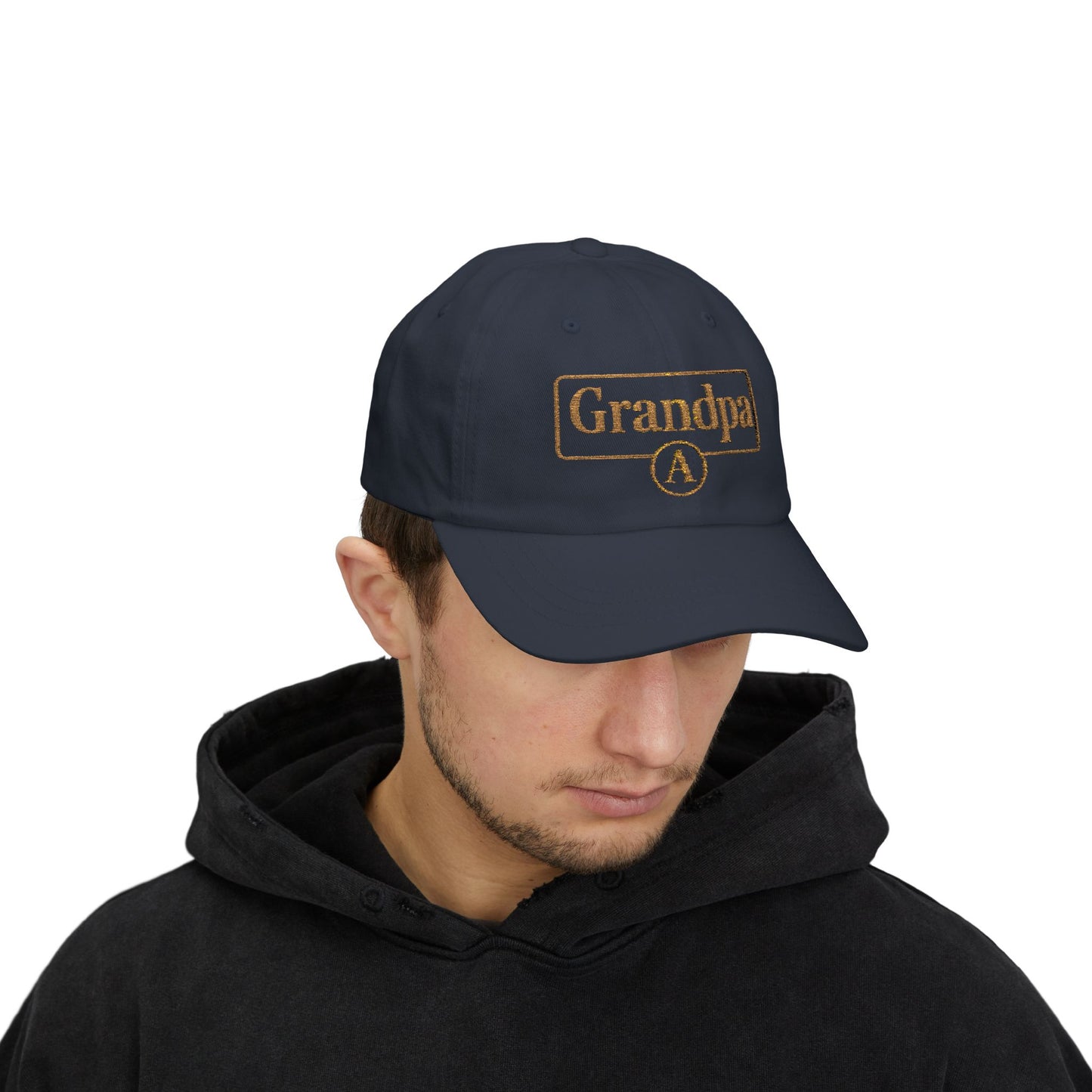 Classic Dad Cap with 'Grandpa' Design – Perfect Gift for Father's Day, Casual Outings, Playful Statement, Dad's Birthday, Summer Fun