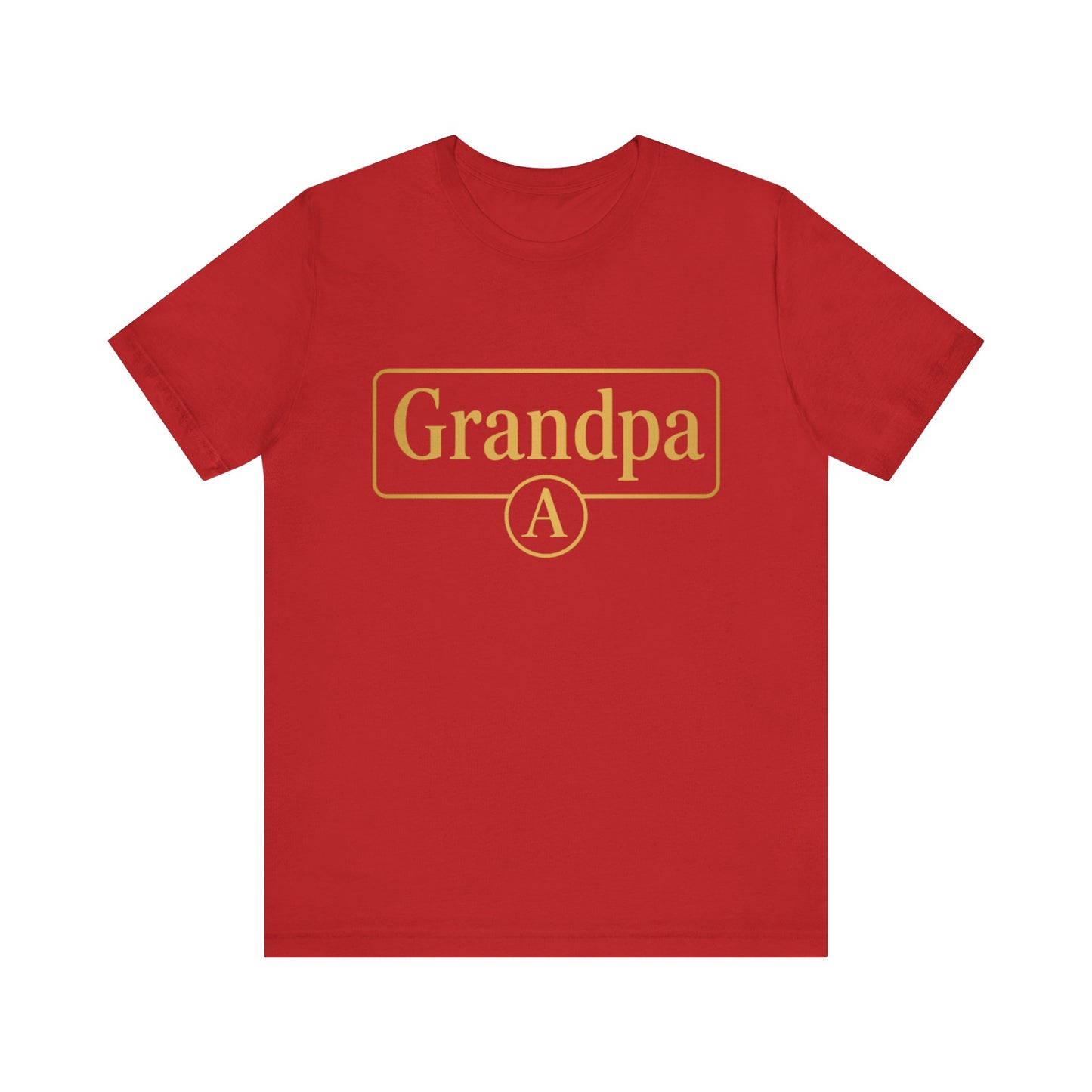 Grandpa Unisex Tee - Stylish Gift for Grandfathers, Casual Wear, Family Reunion, Birthday, Father's Day