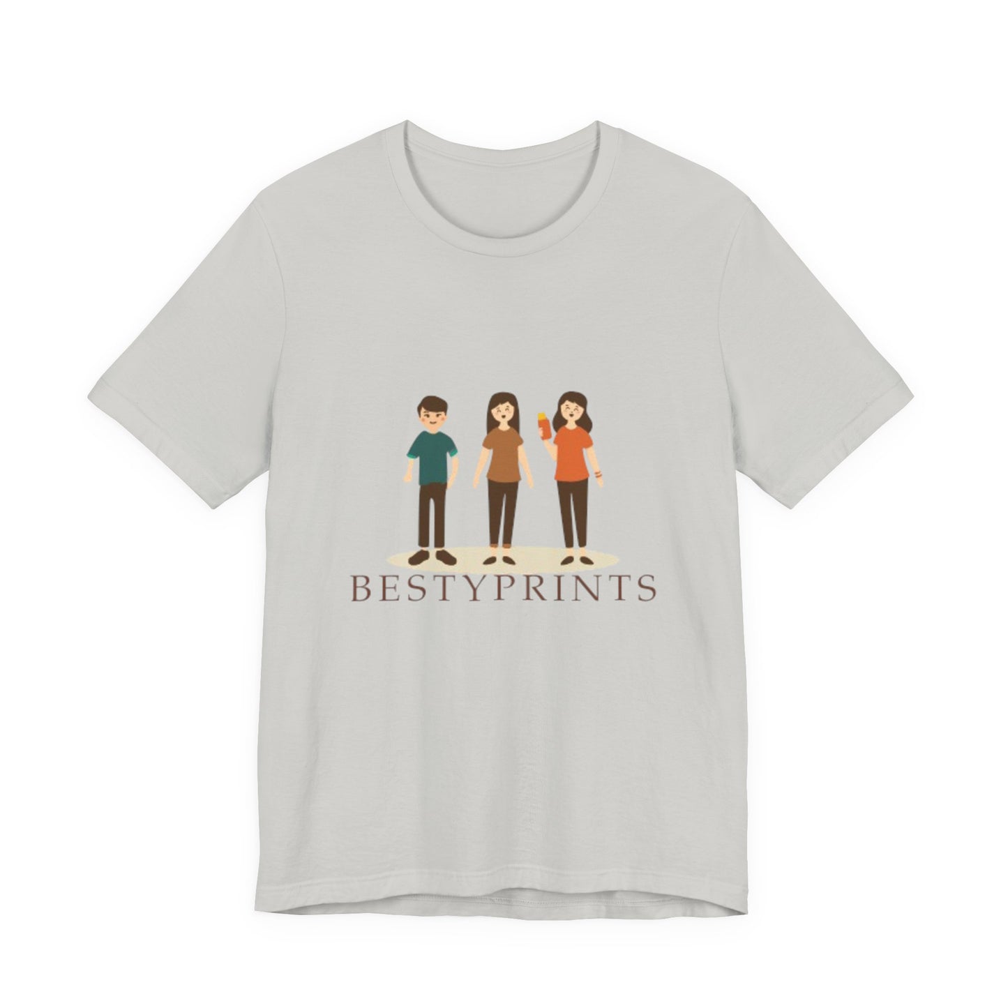Unisex Illustration Tee - Fun, Casual Graphic T-Shirt for Friends, Birthday Gift, Family Gatherings, Best Friends Tee, Everyday Wear