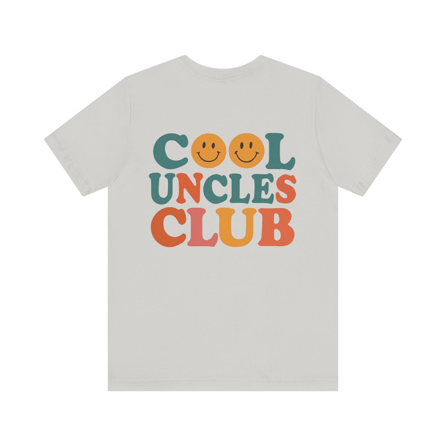 Cool Uncles Club Tee, Unisex Graphic T-Shirt, Father's Day Gift, Fun Uncle Outfit, Smiley Face Tee, Family Reunion Shirt