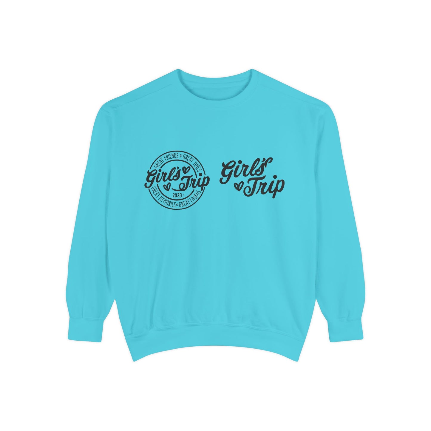 Girls Trip Unisex Sweatshirt, Cozy Girls Weekend Apparel, Perfect for Group Travel, Gift for Friends, Casual Fashion for Getaways