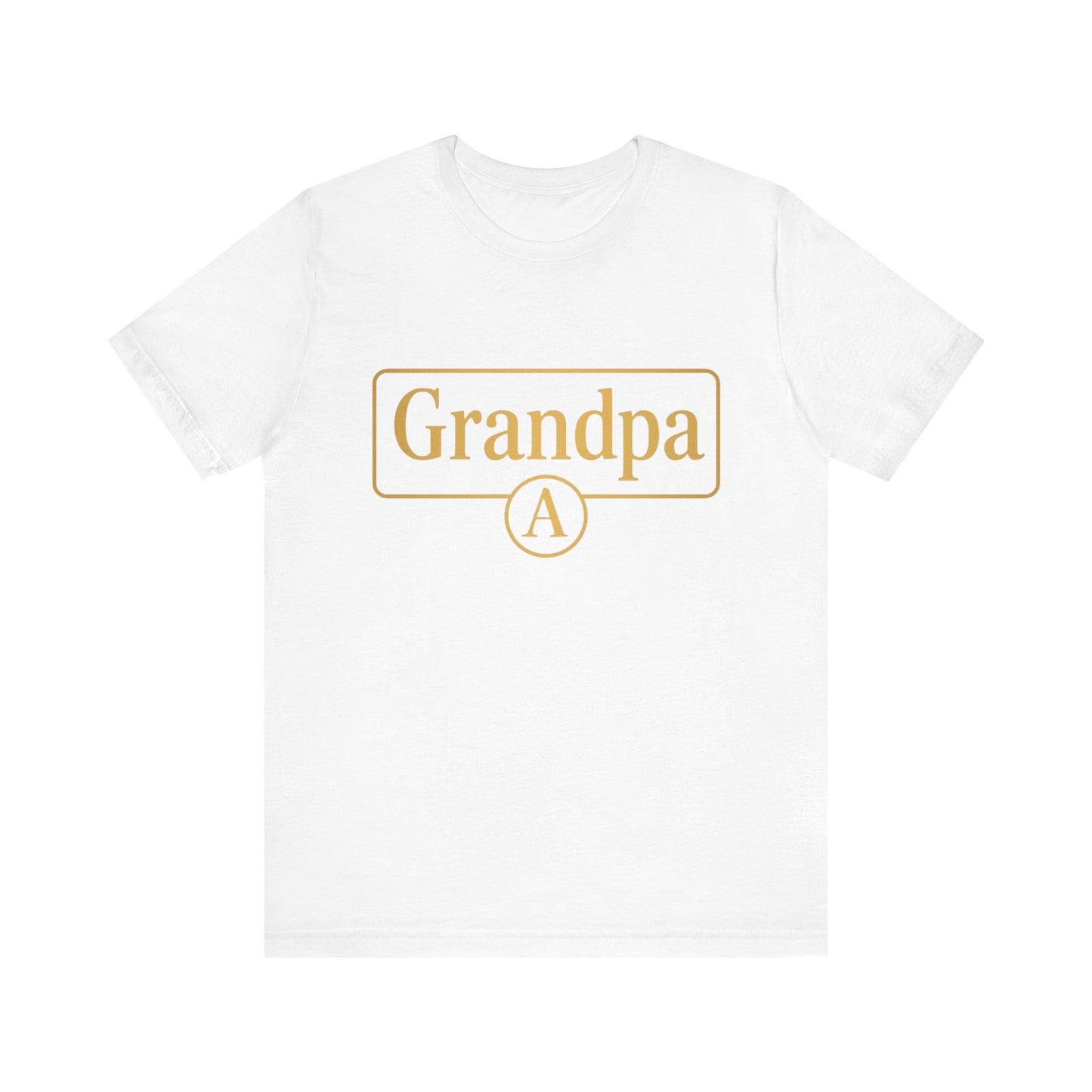 Grandpa Unisex Tee - Stylish Gift for Grandfathers, Casual Wear, Family Reunion, Birthday, Father's Day