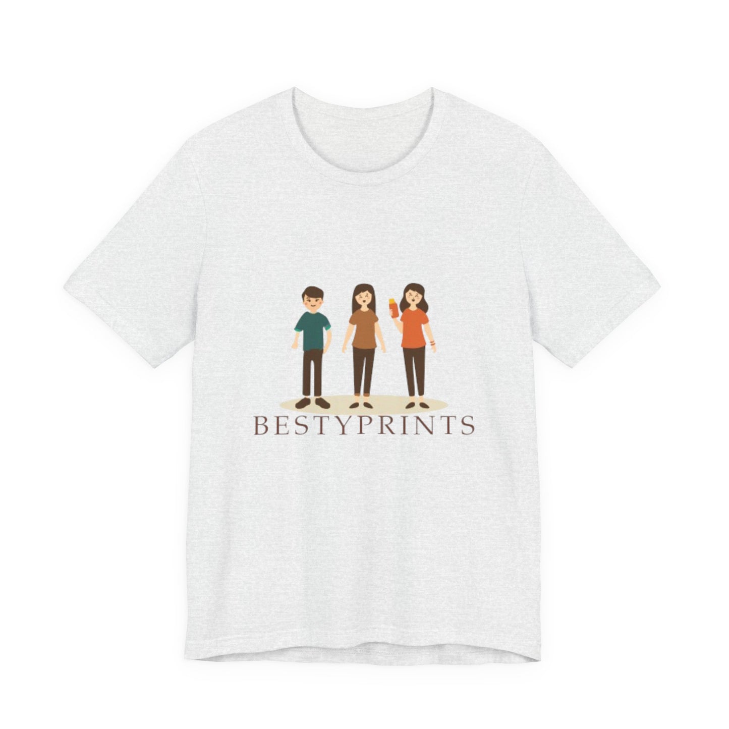 Unisex Illustration Tee - Fun, Casual Graphic T-Shirt for Friends, Birthday Gift, Family Gatherings, Best Friends Tee, Everyday Wear