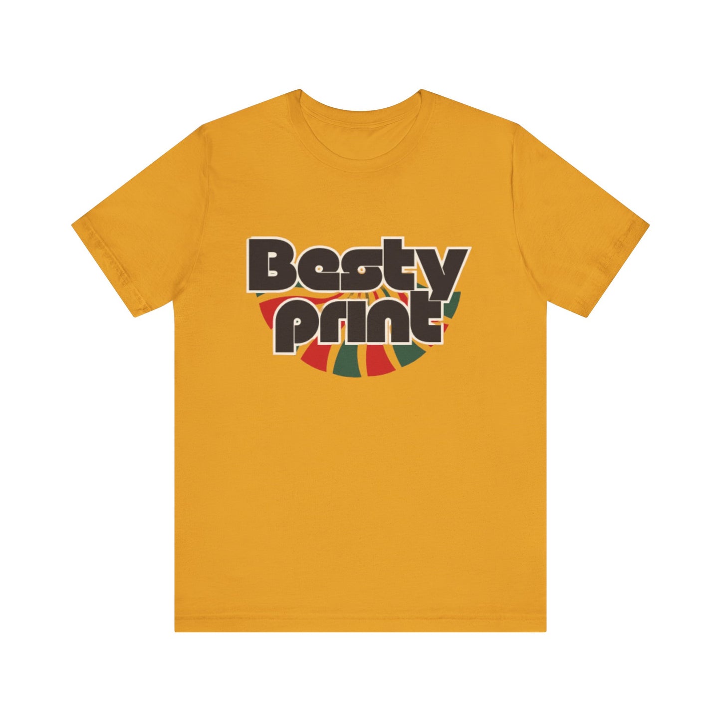 Besty Print Unisex Jersey Tee - Fun and Trendy T-Shirt for Friends, Casual Wear, Gifts, Parties, Holidays