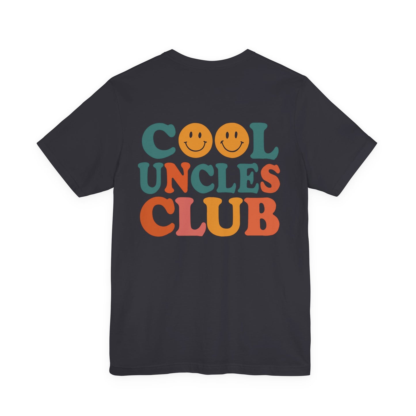 Cool Uncles Club Tee, Unisex Graphic T-Shirt, Father's Day Gift, Fun Uncle Outfit, Smiley Face Tee, Family Reunion Shirt