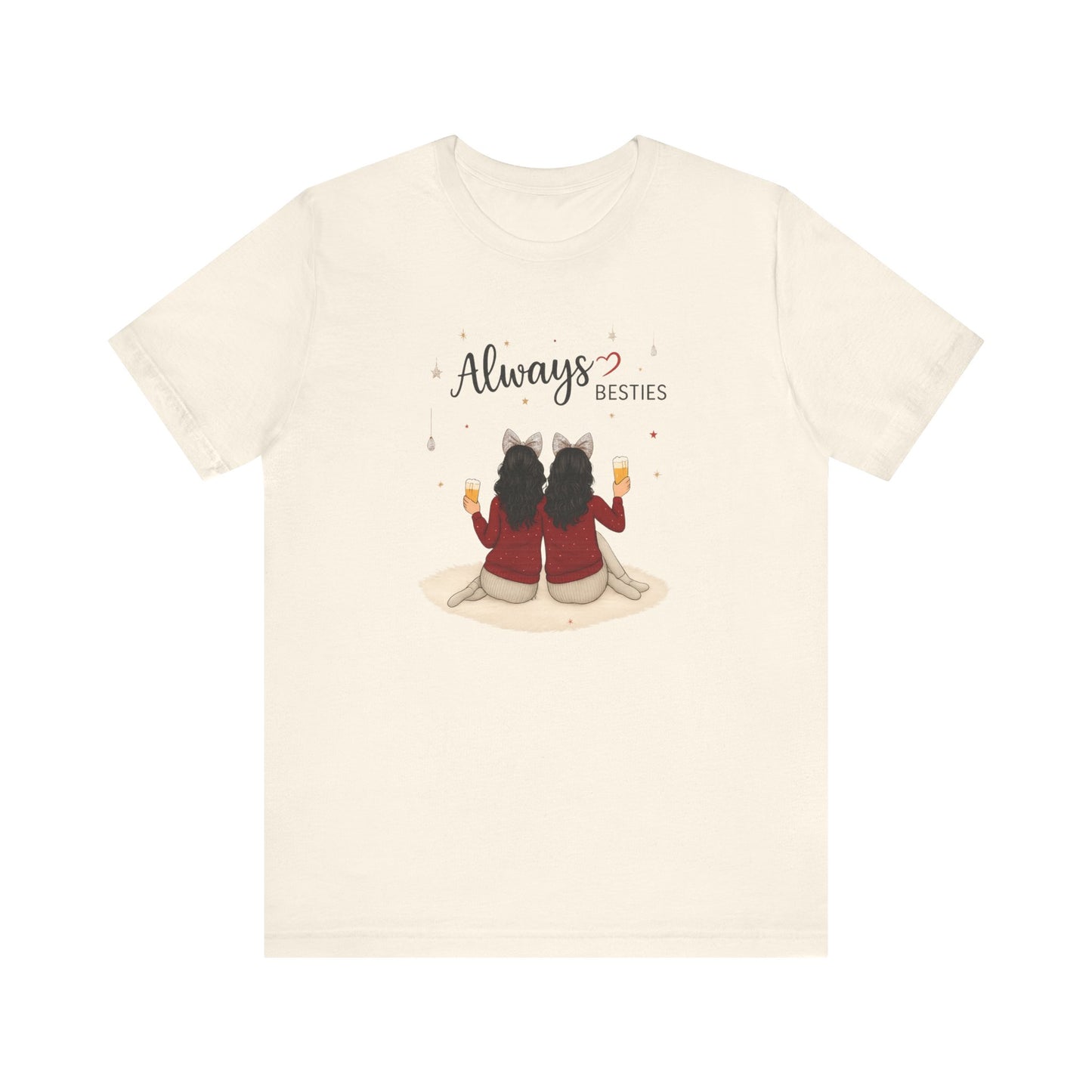 Always Besties Unisex T-Shirt - Perfect Gift for Friends, Best Friend Shirt, Casual Wear, Matching Tees, Friendship Day, Cute Tee