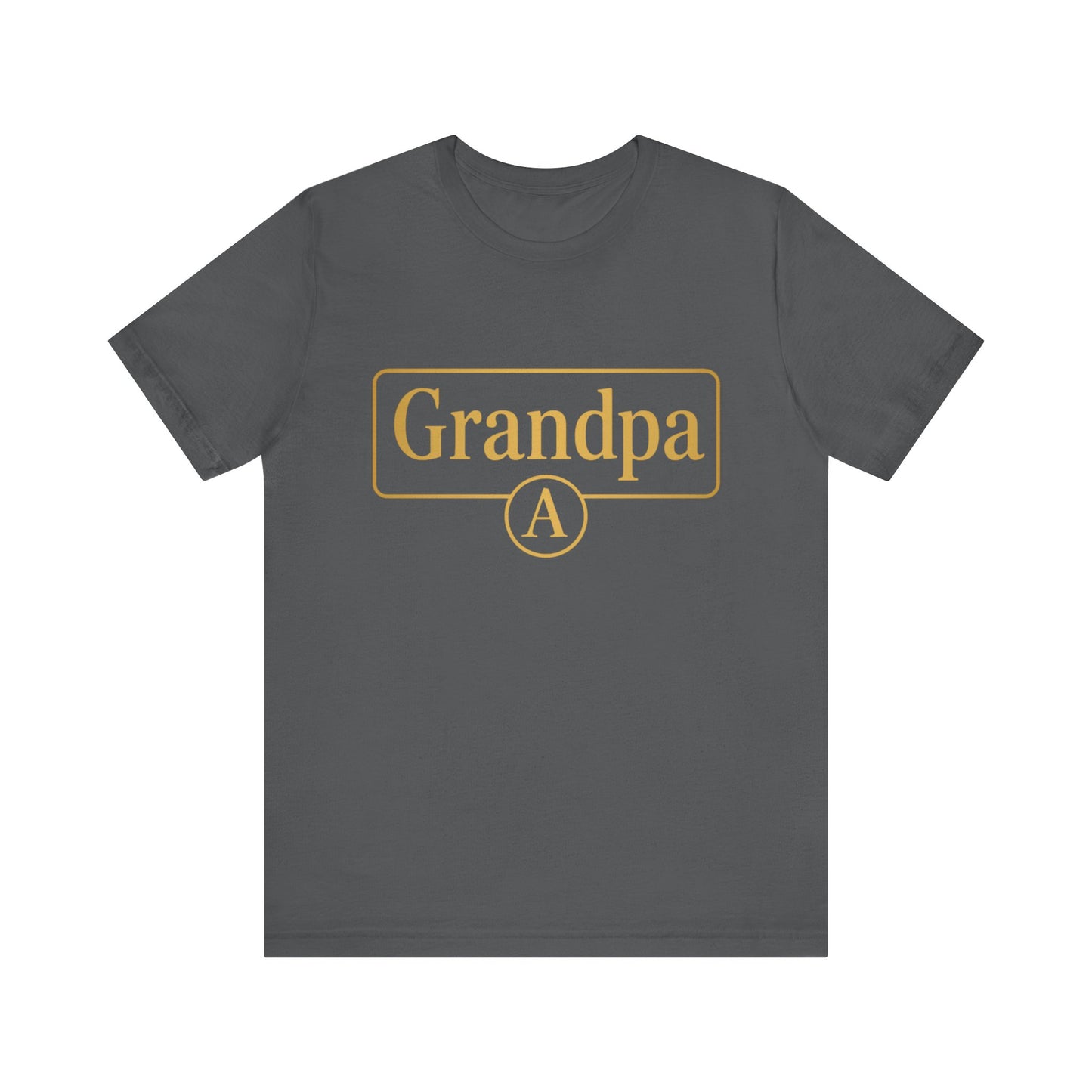 Grandpa Unisex Tee - Stylish Gift for Grandfathers, Casual Wear, Family Reunion, Birthday, Father's Day