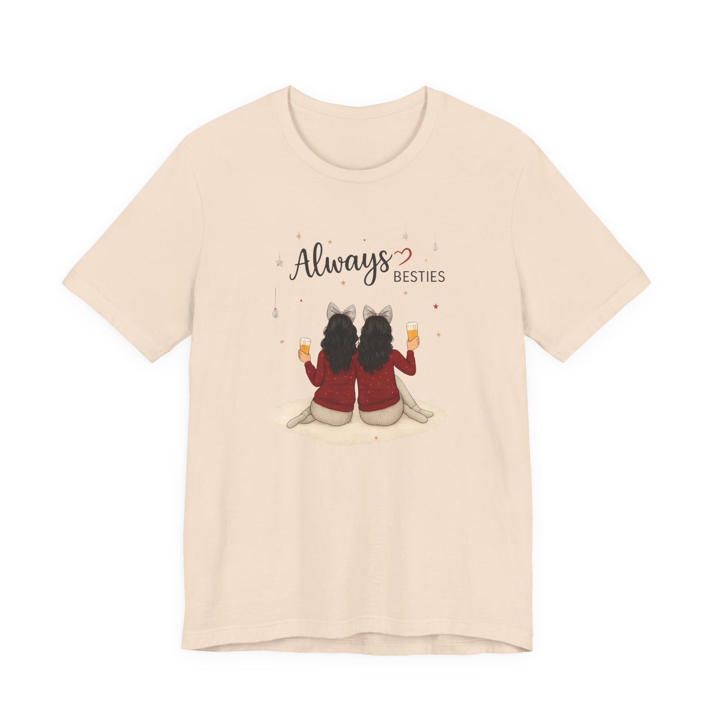 Always Besties Unisex T-Shirt - Perfect Gift for Friends, Best Friend Shirt, Casual Wear, Matching Tees, Friendship Day, Cute Tee