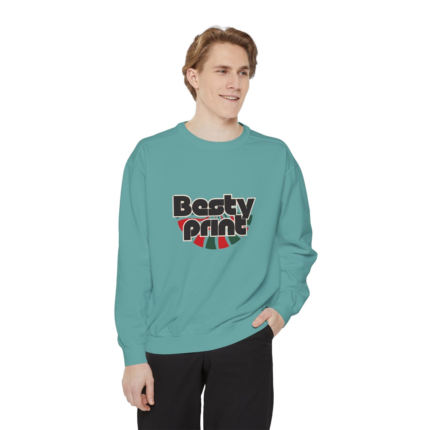 Trendy Unisex Sweatshirt with 'Booty Print' Design, Cozy Casual Wear, Gift Idea for Friends, Festival Fashion, Everyday Comfort