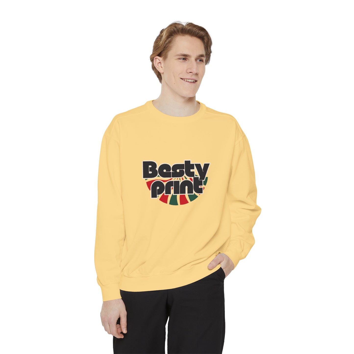 Trendy Unisex Sweatshirt with 'Booty Print' Design, Cozy Casual Wear, Gift Idea for Friends, Festival Fashion, Everyday Comfort