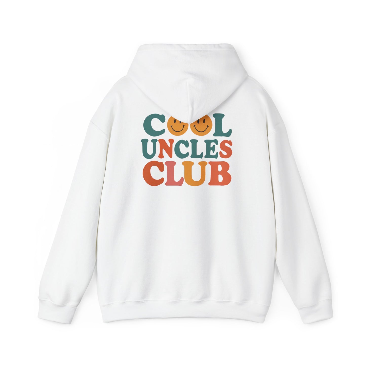 Cool Uncles Club Hooded Sweatshirt, Unisex Hoodie Gift, Cozy Sweatshirt for Uncles, Family Gathering Attire, Fun Graphic Hoodie