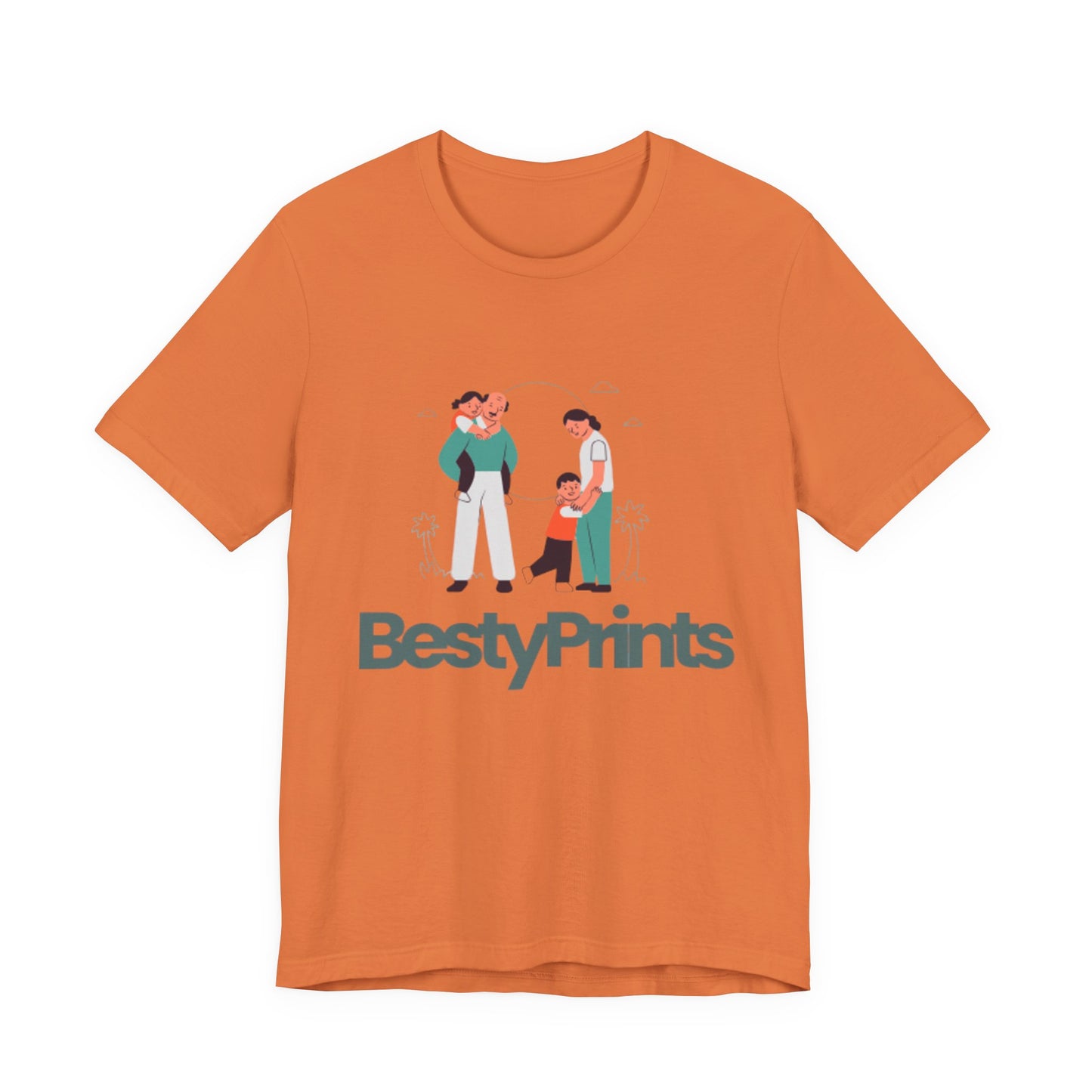 Family Bond Unisex Tee, Cute Family T-Shirt, BestyPrints Graphic Tee, Gift for Parents, Casual Family Wear
