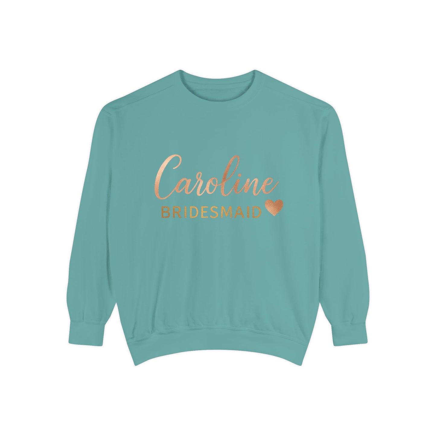 Bridesmaid Sweatshirt, Personalized Gift, Unisex Pullover, Wedding Party Apparel, Custom Bridesmaid Sweatshirt