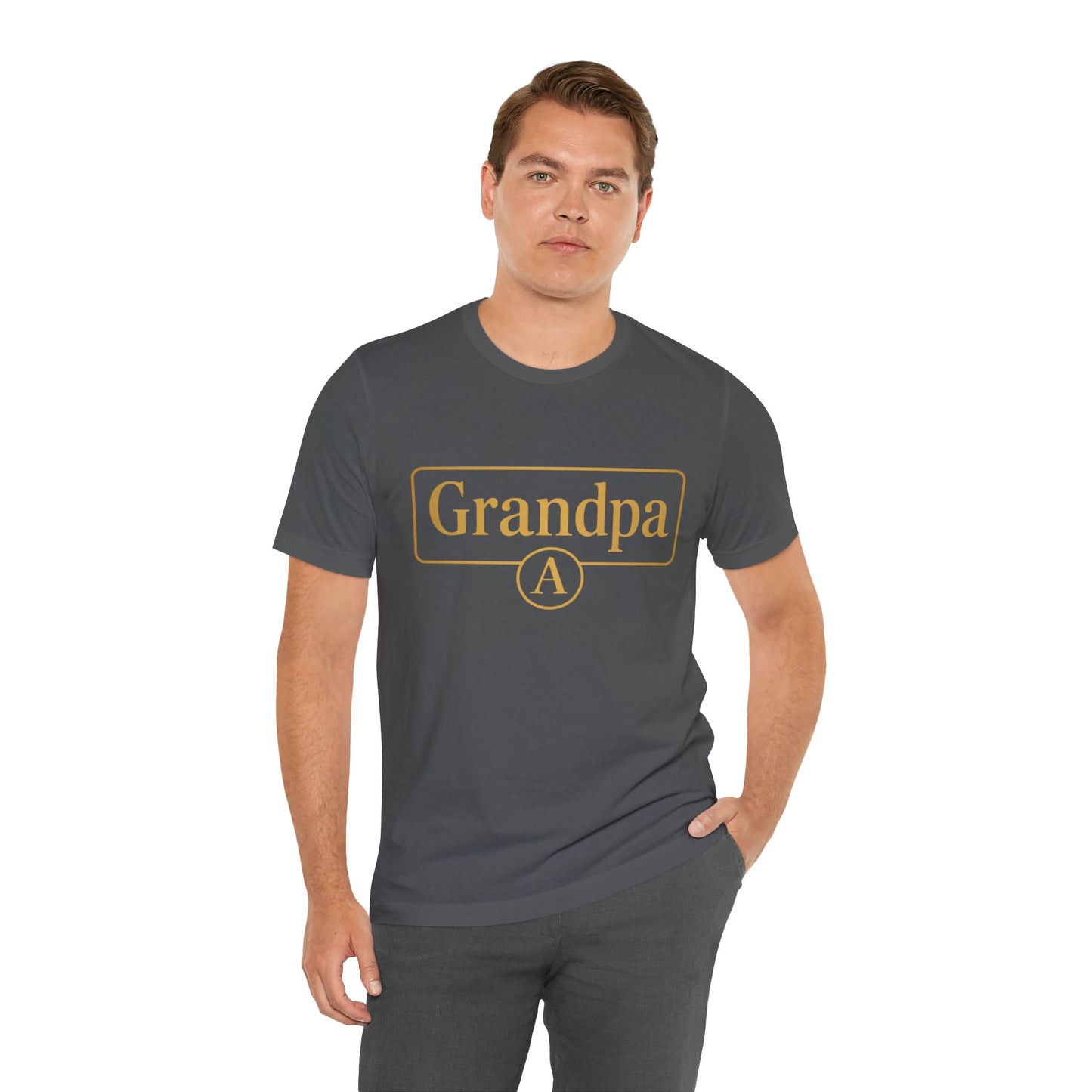 Grandpa Unisex Tee - Stylish Gift for Grandfathers, Casual Wear, Family Reunion, Birthday, Father's Day